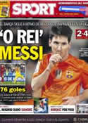 Portada diario Sport del 12 de Noviembre de 2012