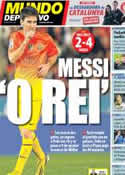 Portada Mundo Deportivo del 12 de Noviembre de 2012