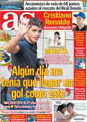 Portada diario AS del 13 de Noviembre de 2012