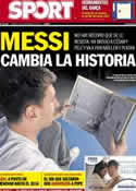 Portada diario Sport del 13 de Noviembre de 2012