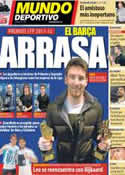 Portada Mundo Deportivo del 14 de Noviembre de 2012