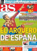 Portada diario AS del 15 de Noviembre de 2012