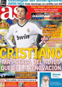 Portada diario AS del 16 de Noviembre de 2012