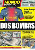 Portada Mundo Deportivo del 16 de Noviembre de 2012