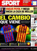 Portada diario Sport del 17 de Noviembre de 2012