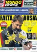 Portada Mundo Deportivo del 20 de Noviembre de 2012