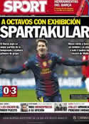 Portada diario Sport del 21 de Noviembre de 2012