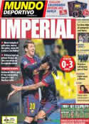 Portada Mundo Deportivo del 21 de Noviembre de 2012