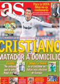 Portada diario AS del 24 de Noviembre de 2012