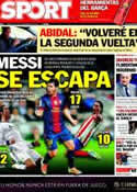 Portada diario Sport del 24 de Noviembre de 2012