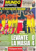 Portada Mundo Deportivo del 26 de Noviembre de 2012