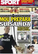 Portada diario Sport del 27 de Noviembre de 2012