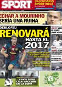 Portada diario Sport del 28 de Noviembre de 2012