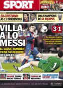 Portada diario Sport del 29 de Noviembre de 2012