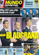 Portada Mundo Deportivo del 30 de Noviembre de 2012