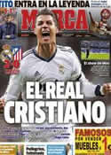 Portada diario Marca del 2 de Diciembre de 2012