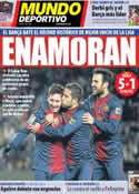 Portada Mundo Deportivo del 2 de Diciembre de 2012