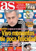 Portada diario AS del 4 de Diciembre de 2012