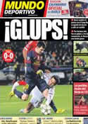 Portada Mundo Deportivo del 6 de Diciembre de 2012