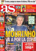 Portada diario AS del 12 de Diciembre de 2012