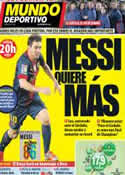 Portada Mundo Deportivo del 12 de Diciembre de 2012