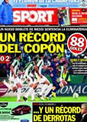 Portada diario Sport del 13 de Diciembre de 2012