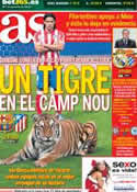 Portada diario AS del 16 de Diciembre de 2012