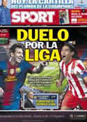 Portada diario Sport del 16 de Diciembre de 2012