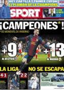 Portada diario Sport del 17 de Diciembre de 2012