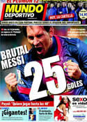 Portada Mundo Deportivo del 18 de Diciembre de 2012