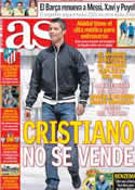 Portada diario AS del 19 de Diciembre de 2012