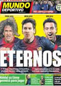 Portada Mundo Deportivo del 19 de Diciembre de 2012