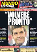 Portada Mundo Deportivo del 20 de Diciembre de 2012