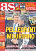 Portada diario AS del 22 de Diciembre de 2012