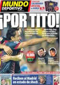 Portada Mundo Deportivo del 22 de Diciembre de 2012