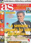 Portada diario AS del 29 de Diciembre de 2012