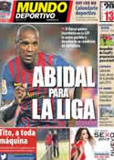 Portada Mundo Deportivo del 2 de Enero de 2013