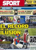 Portada diario Sport del 5 de Enero de 2013