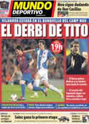 Portada Mundo Deportivo del 6 de Enero de 2013