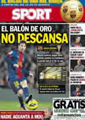 Portada diario Sport del 10 de Enero de 2013