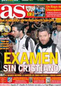 Portada diario AS del 12 de Enero de 2013