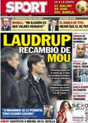 Portada diario Sport del 15 de Enero de 2013