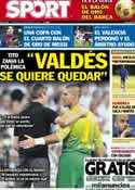 Portada diario Sport del 16 de Enero de 2013