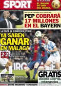 Portada diario Sport del 17 de Enero de 2013