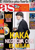 Portada diario AS del 18 de Enero de 2013