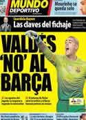 Portada Mundo Deportivo del 18 de Enero de 2013