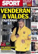 Portada diario Sport del 19 de Enero de 2013