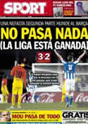 Portada diario Sport del 20 de Enero de 2013