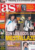 Portada diario AS del 23 de Enero de 2013