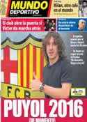 Portada Mundo Deportivo del 23 de Enero de 2013